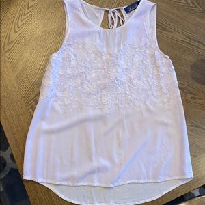 Blue Rain Flowy Tank